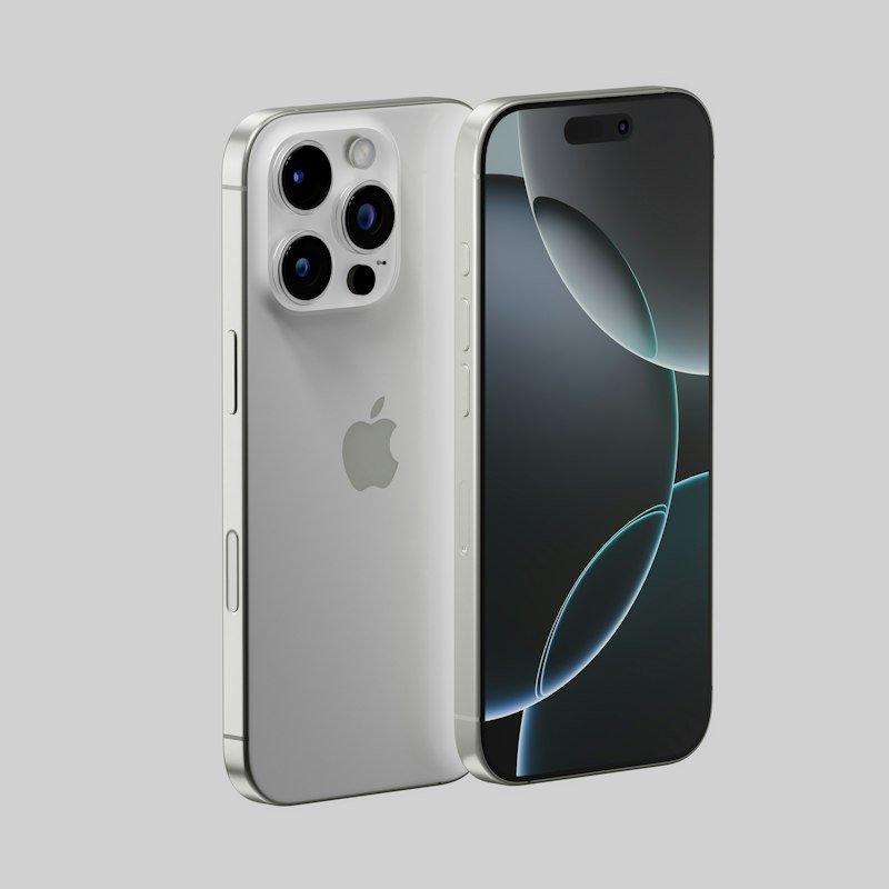 iPhone 16 Pro Titane blanc
